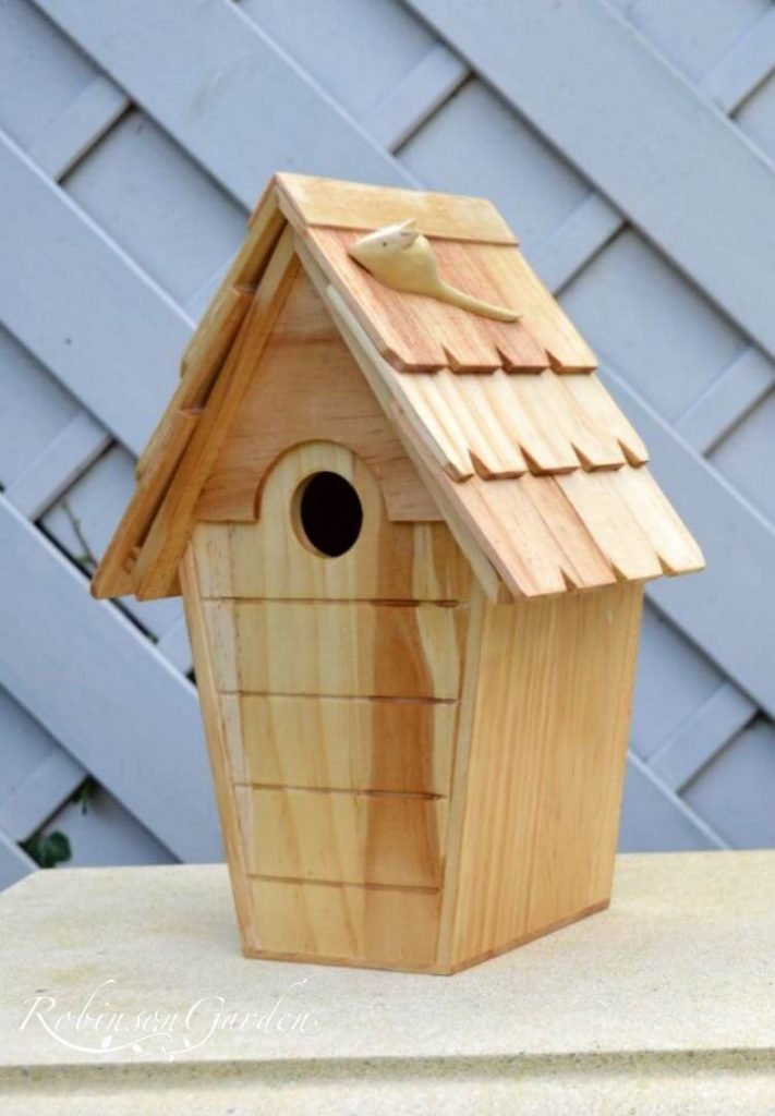 Shop Now - Stamford Bespoke Varnished Wooden Bird Box Nesting Box