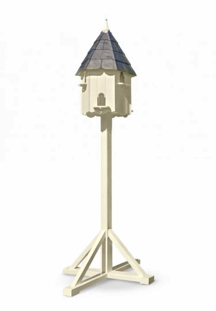 Fantail Bespoke Wooden Dovecote Dove House hand painted using Farrow and Ball Paint. All hand crafted in England, UK