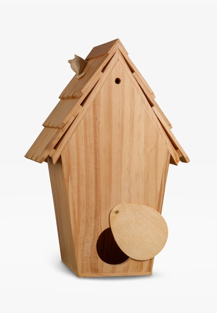 Bird Nest Box for Small Birds, Three Bird Food Boxes House Brood Nest for  Garden Interior Decoration Outdoors : : Pet Supplies